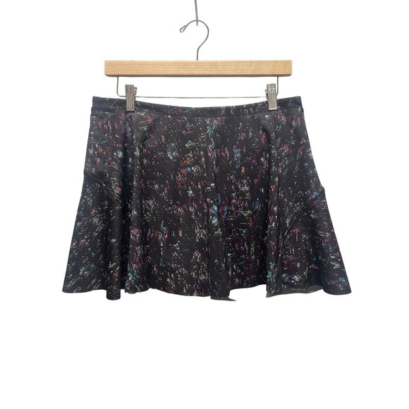 Athleta Black Paint Spattered Match Point Skort - Picture 5 of 9